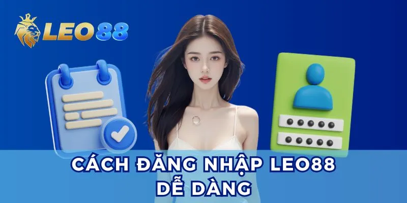 Đăng nhập Leo88 đơn giản chỉ với 4 thao tác.
