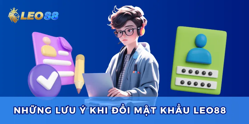 Điểm qua những lưu ý khi đổi mật khẩu Leo88.
